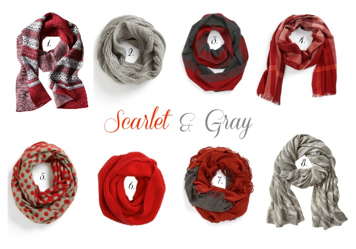 Scarlet & Gray… Scarves