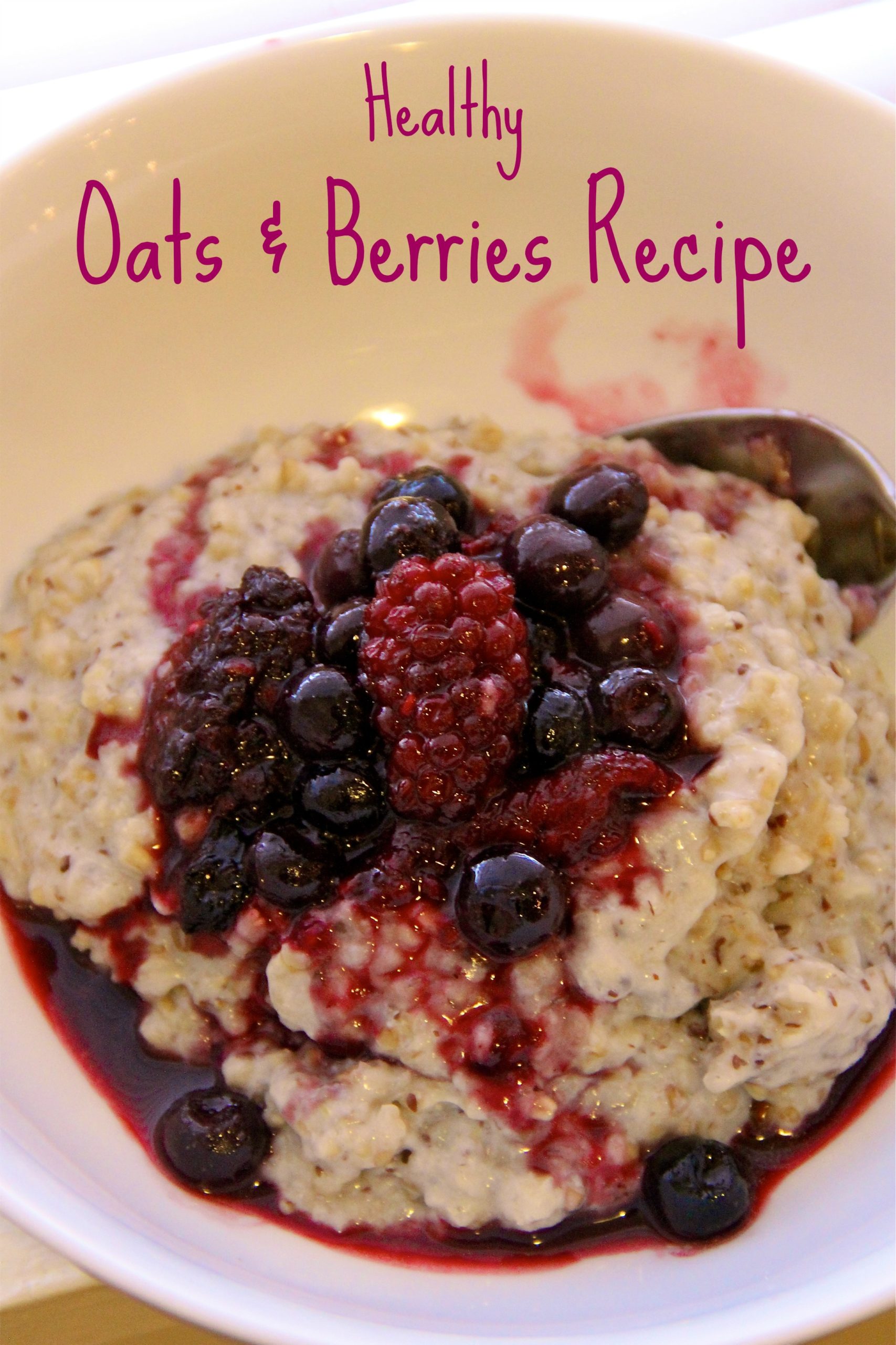 Healthy Oats + Berries girl about columbus