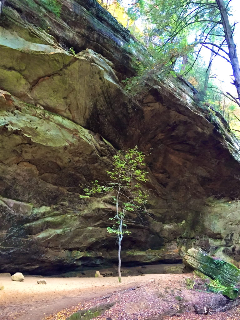 Ash Cave | Hocking Hills | girl about columbus