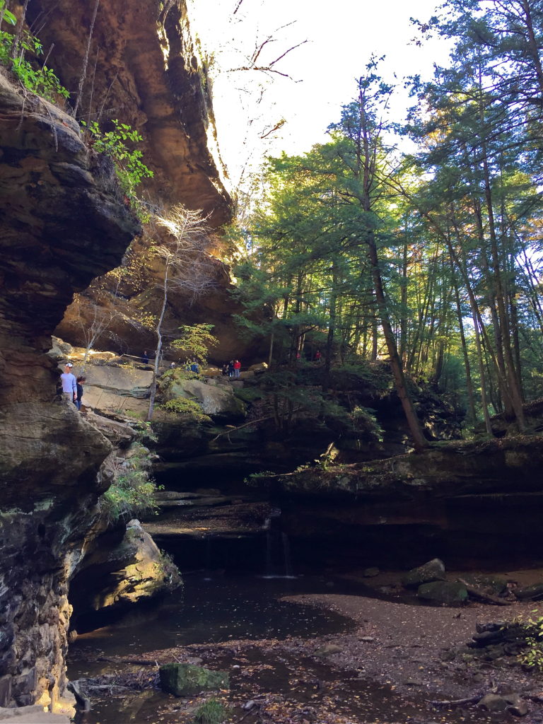 Old Man's Cave | Hocking Hills | girl about columbus