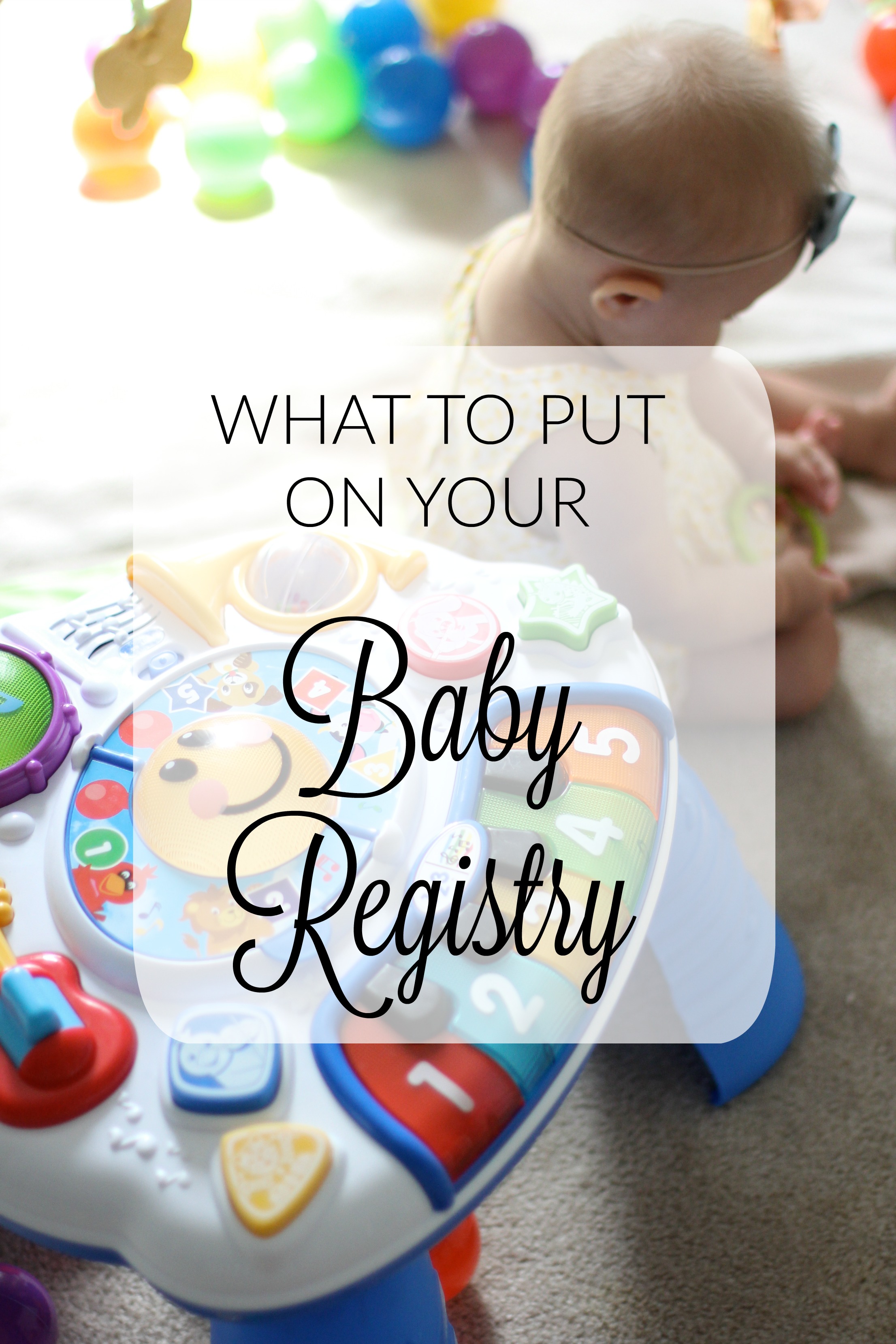 What to Put on Your Baby Registry Guide