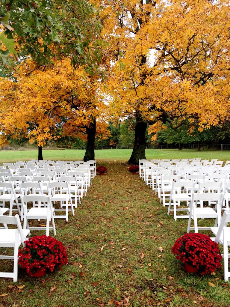 Outdoor Fall Wedding