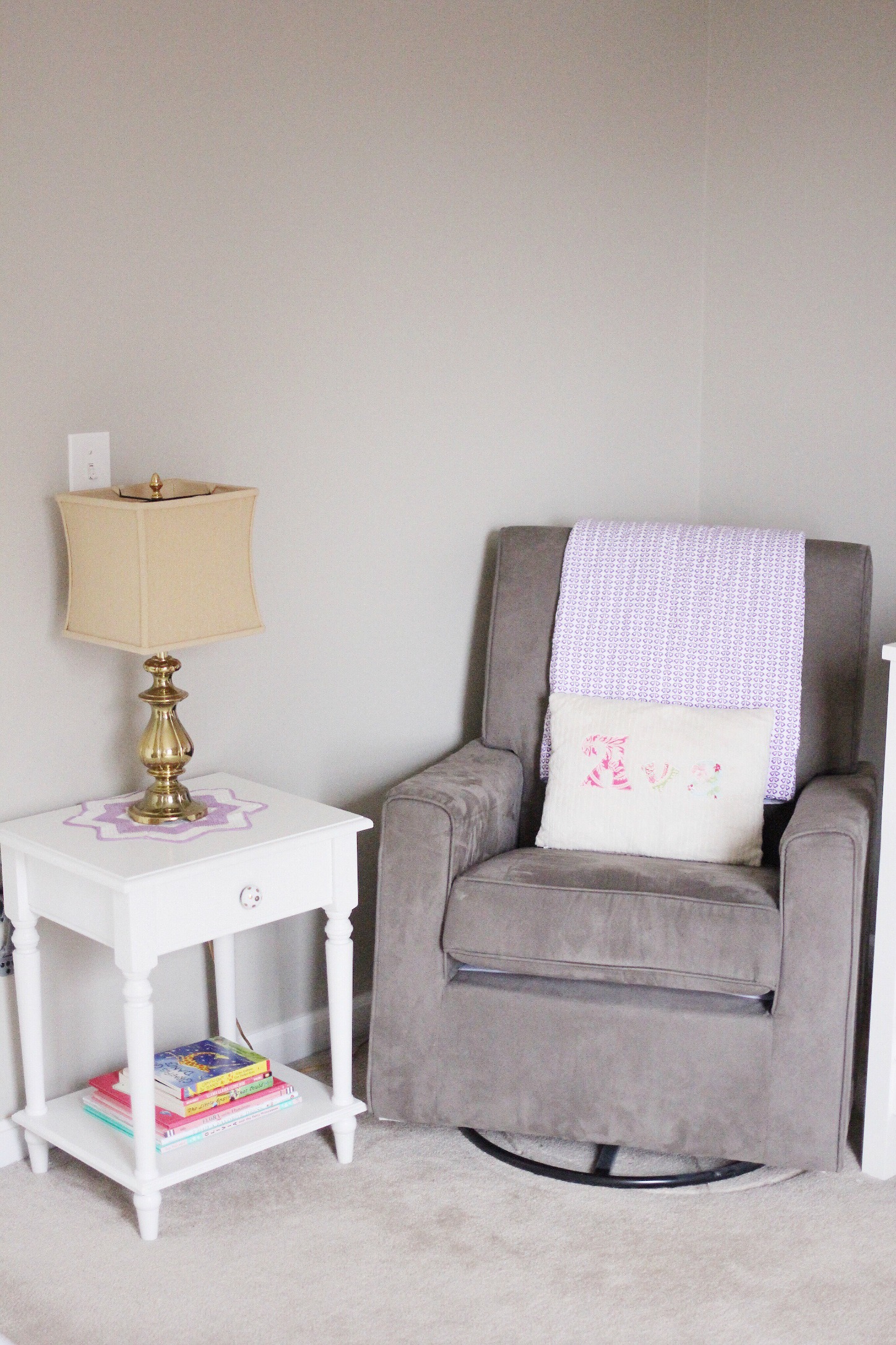 how to safely style your nursery // girl about columbus