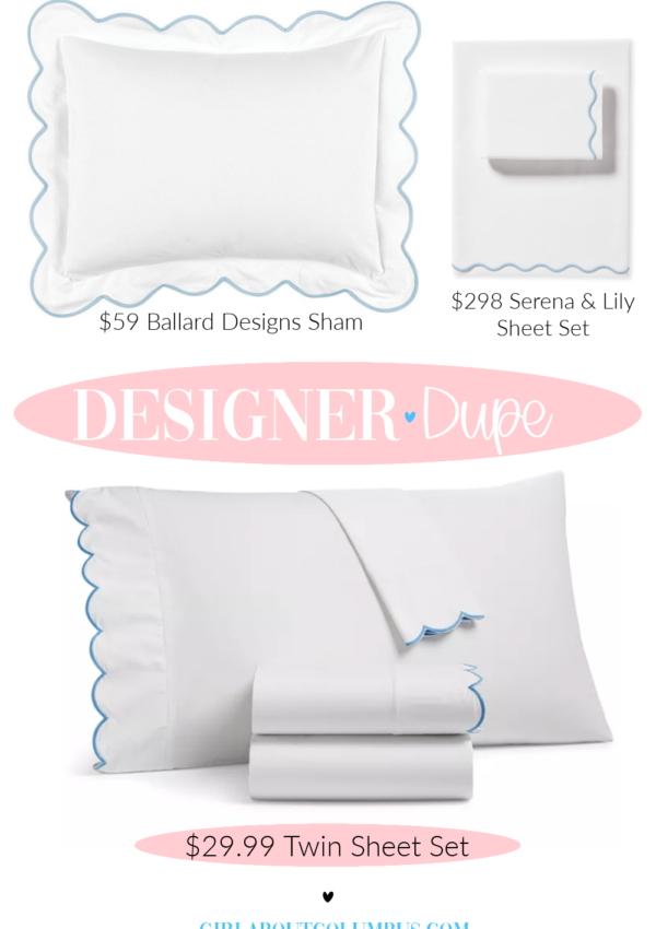 Designer Dupe: Scallop Sheet Set