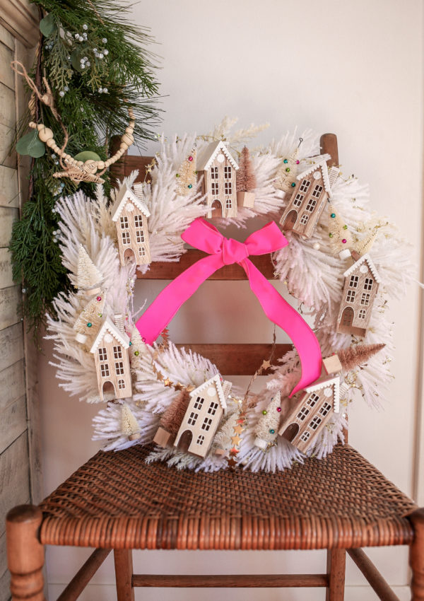 DIY Gingerbread House Wreath