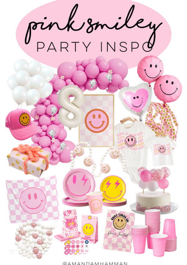 Pink Smiley Face Party Inspiration
