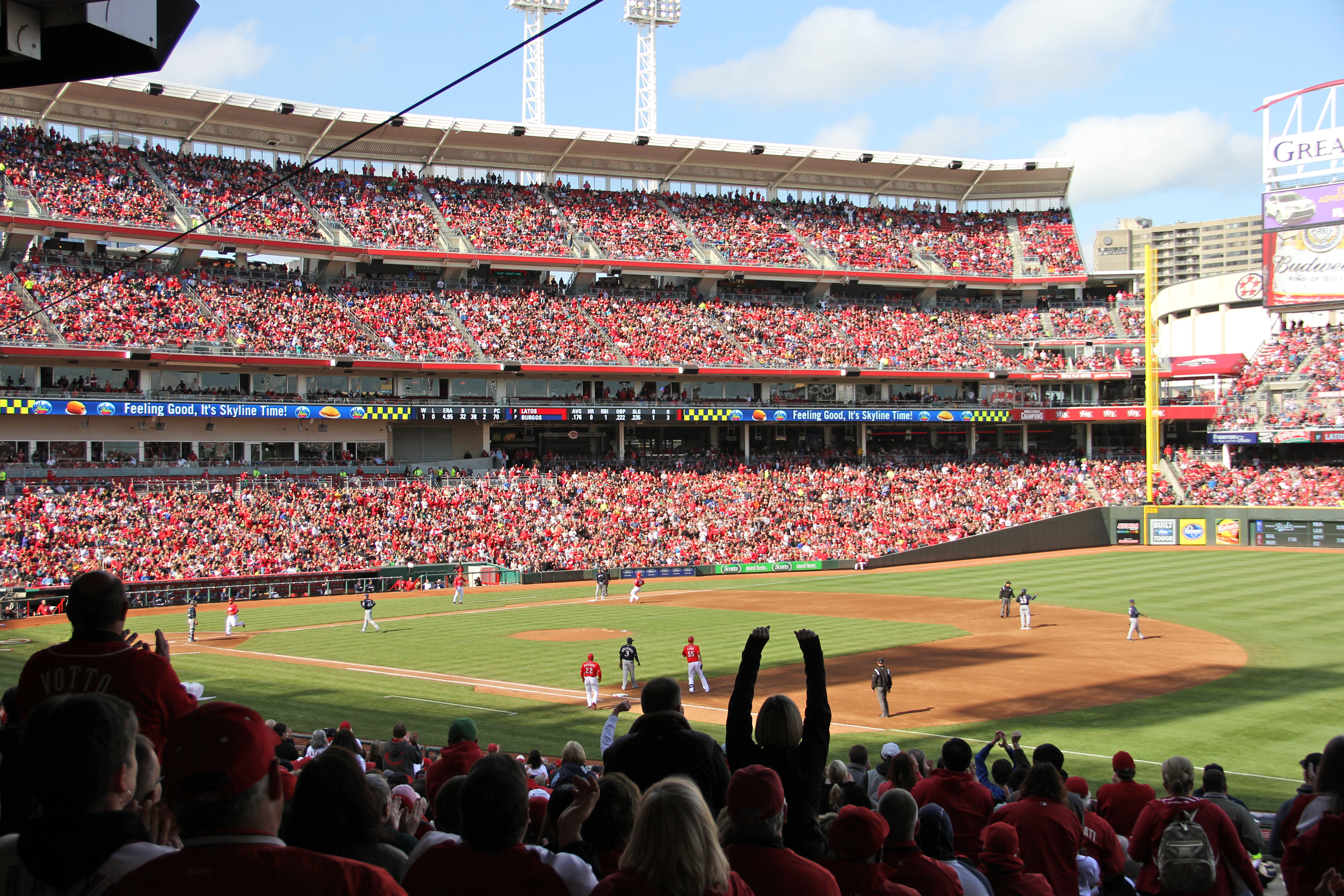 Section 132 at Great American Ball Park 