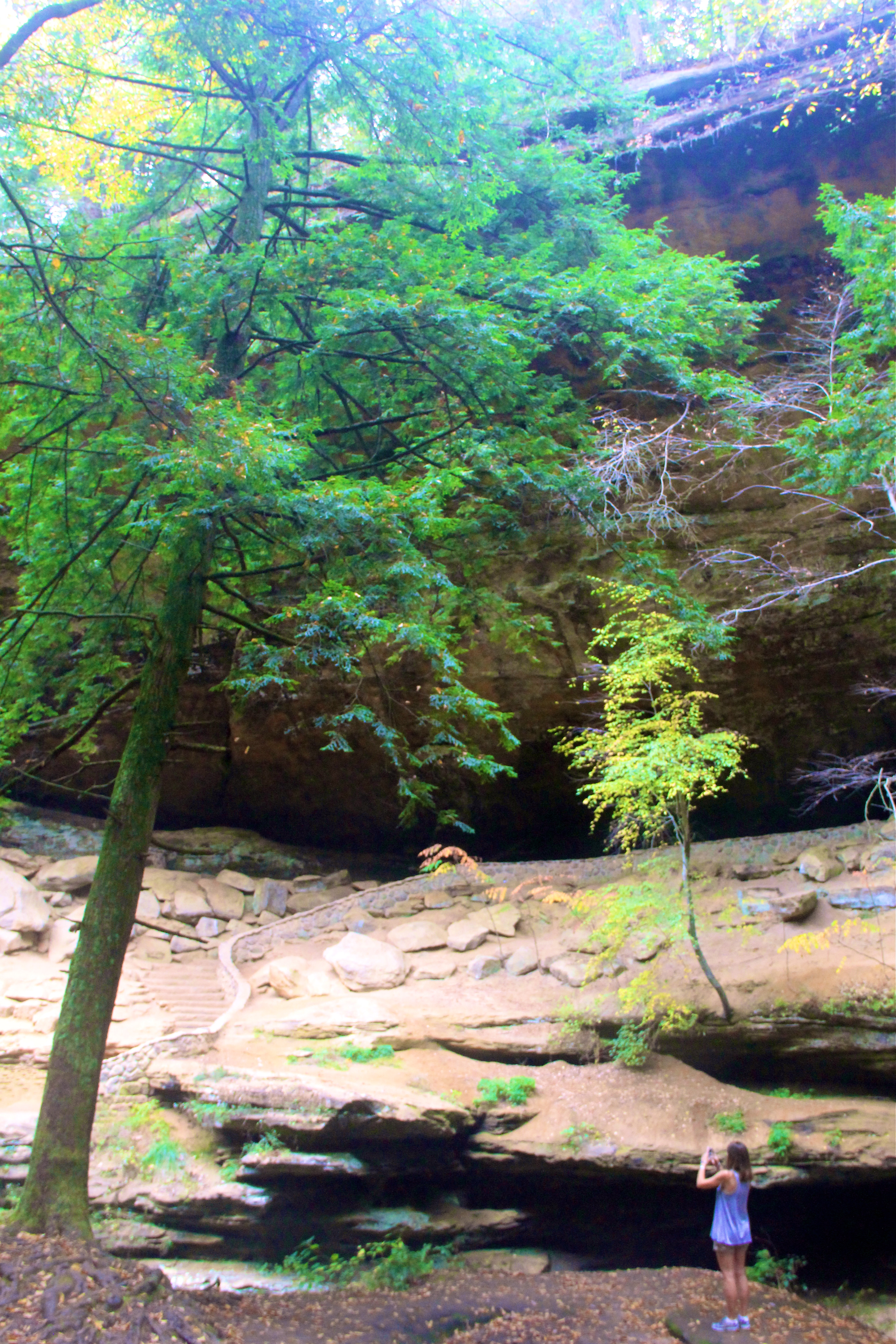 Old Man's Cave | girl about columbus