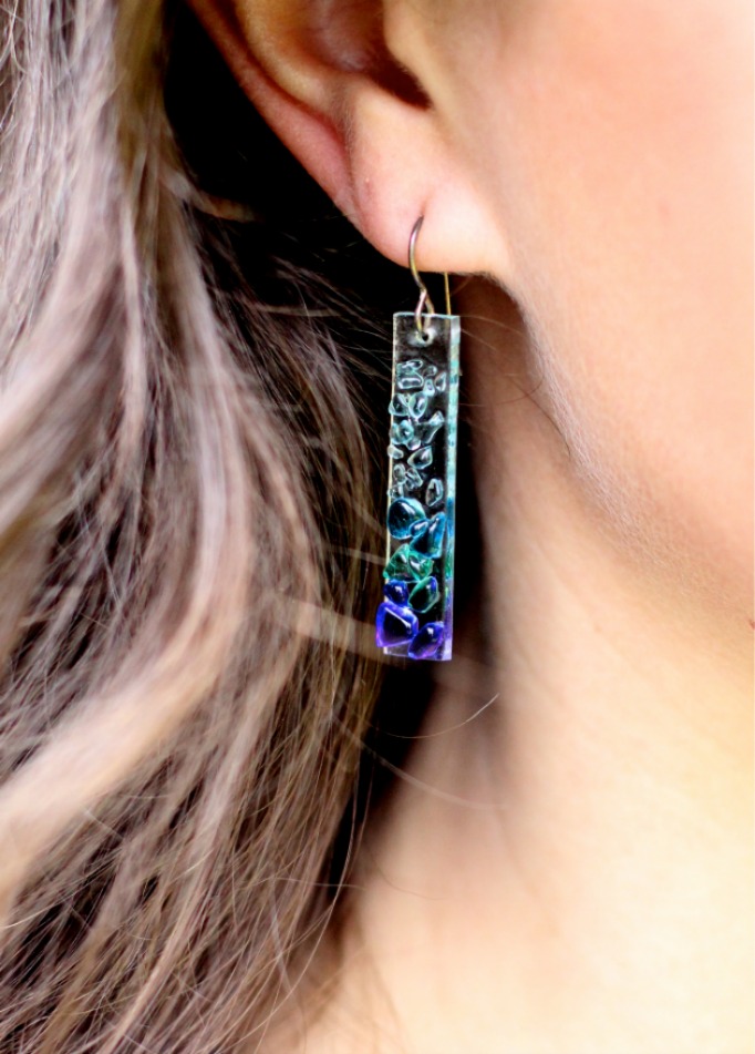 Shattered Glass Earrings | girl about columbus