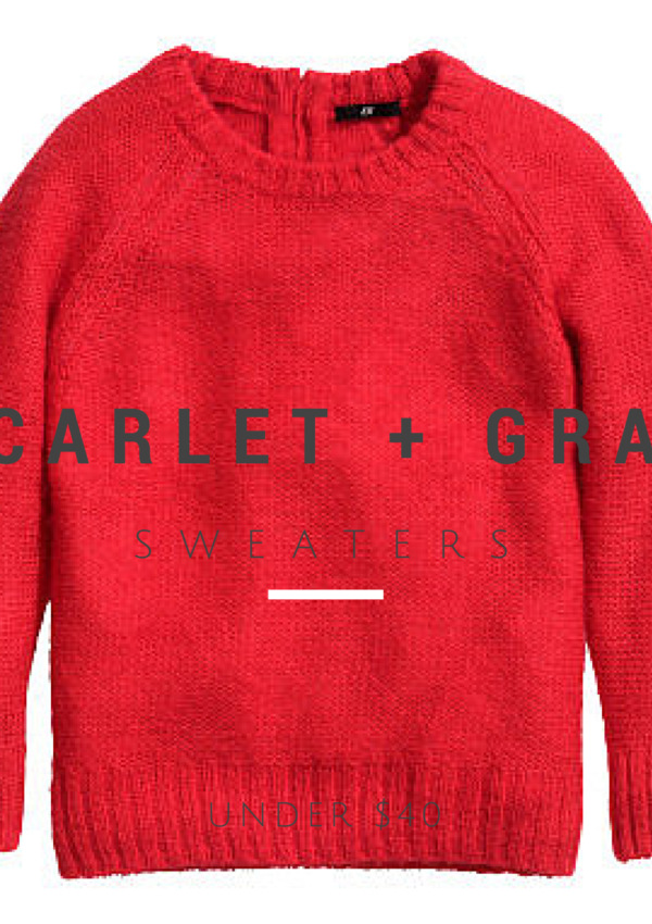 SCARLET + GRAY Sweaters