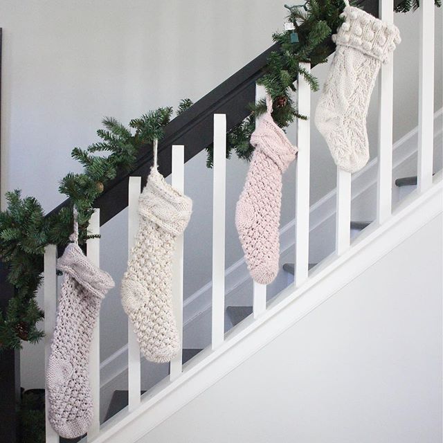 Christmas Stockings / girl about columbus