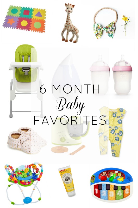 6 Month Baby Favorites // girl about columbus