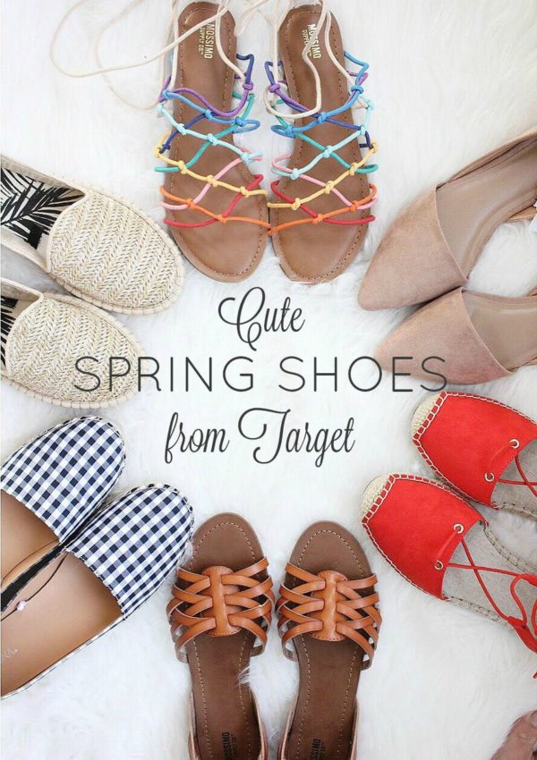 Cute Spring Shoes from Target