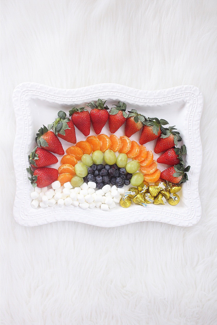 St. Patrick's Day Fruit Plate Idea