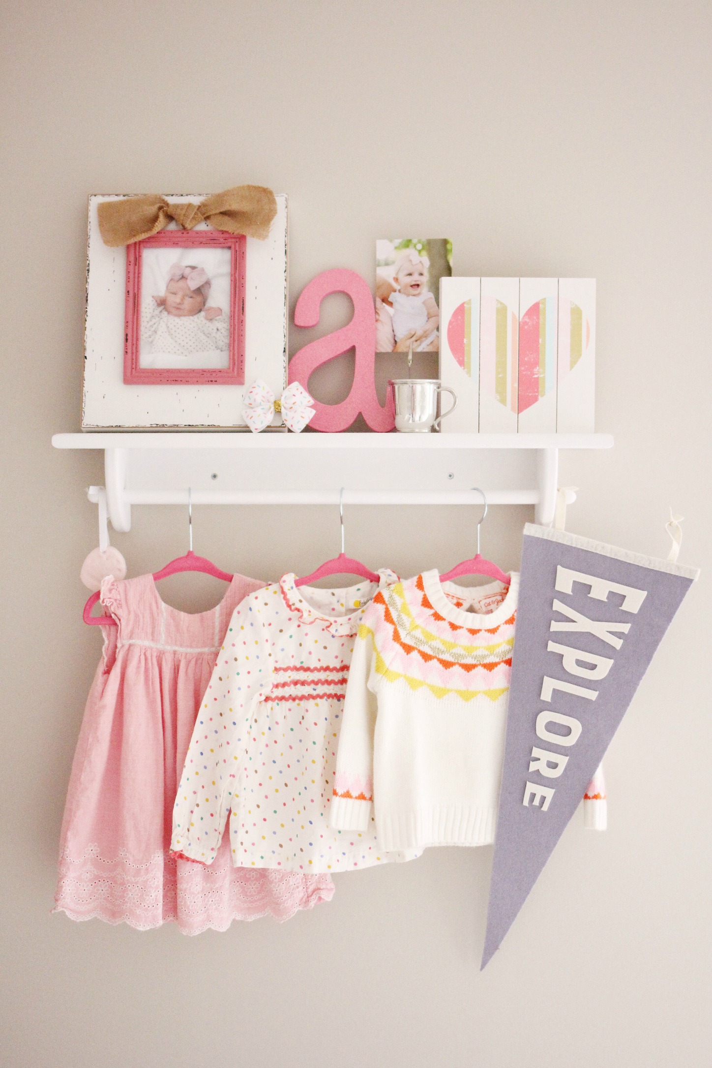 nursery decor for girls // girl about columbus