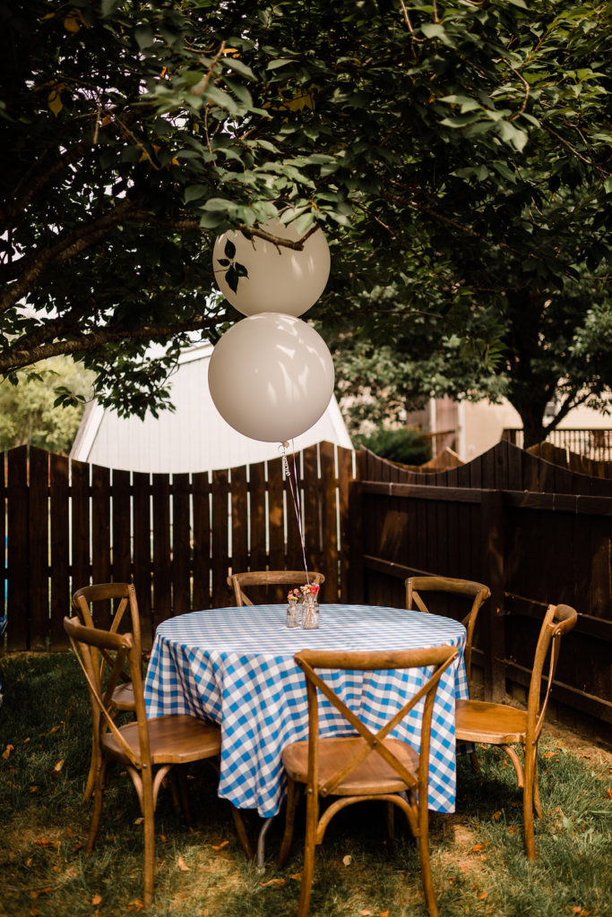 ice cream party table