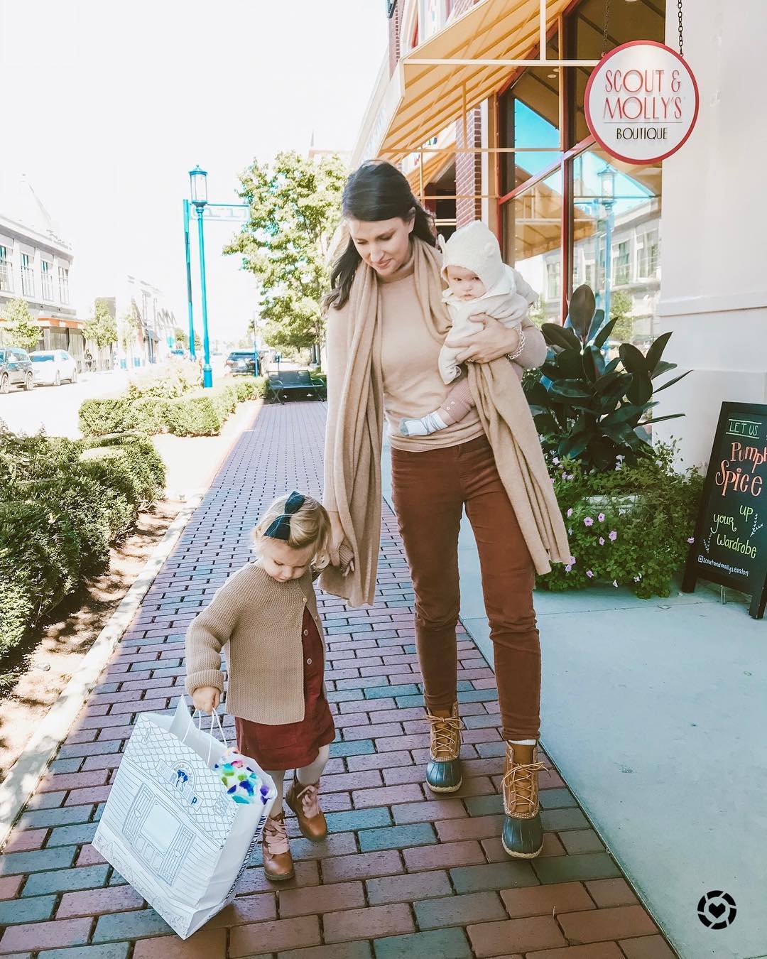 fall style mommy and me