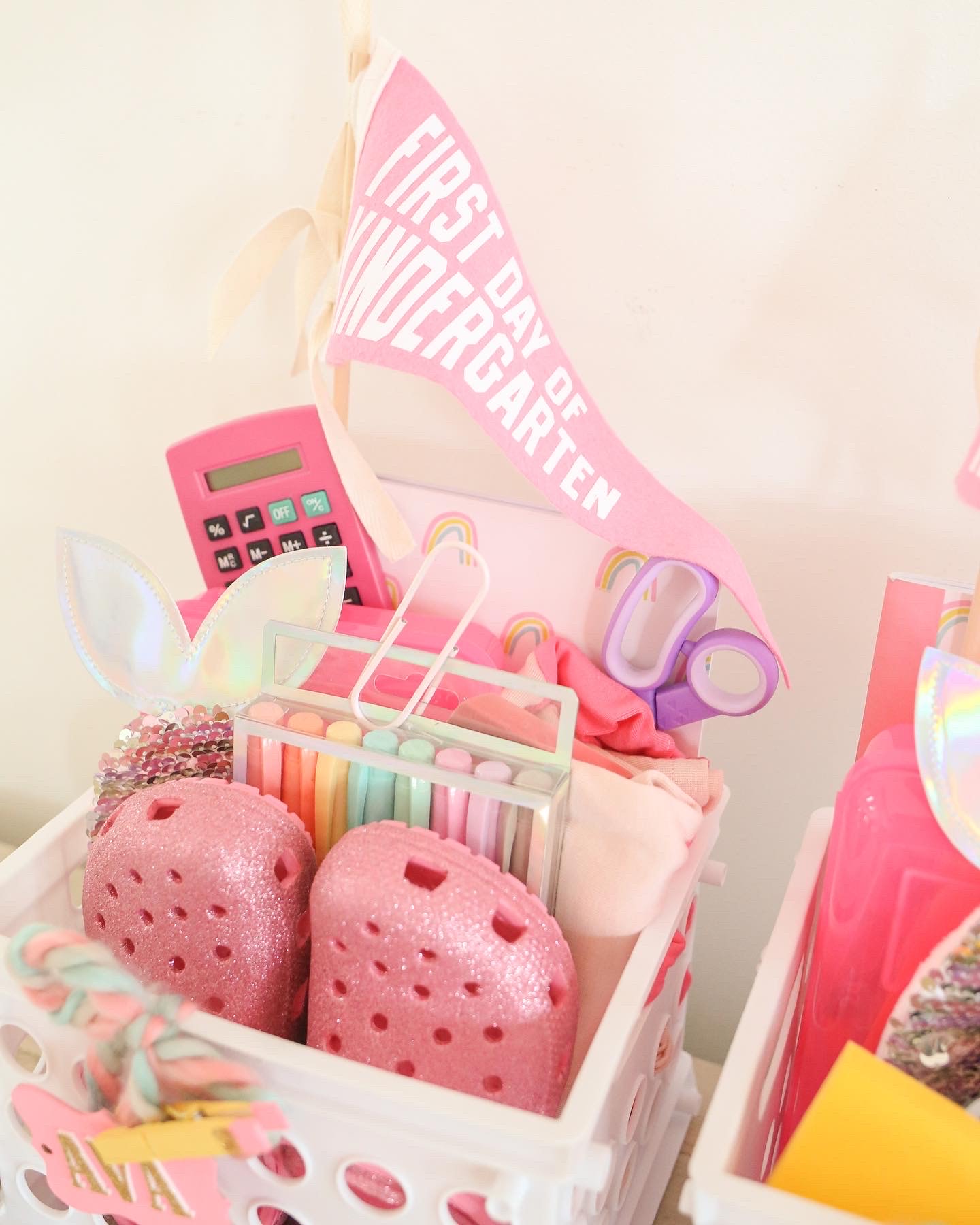 How to Make Back to School Baskets - amanda party + home