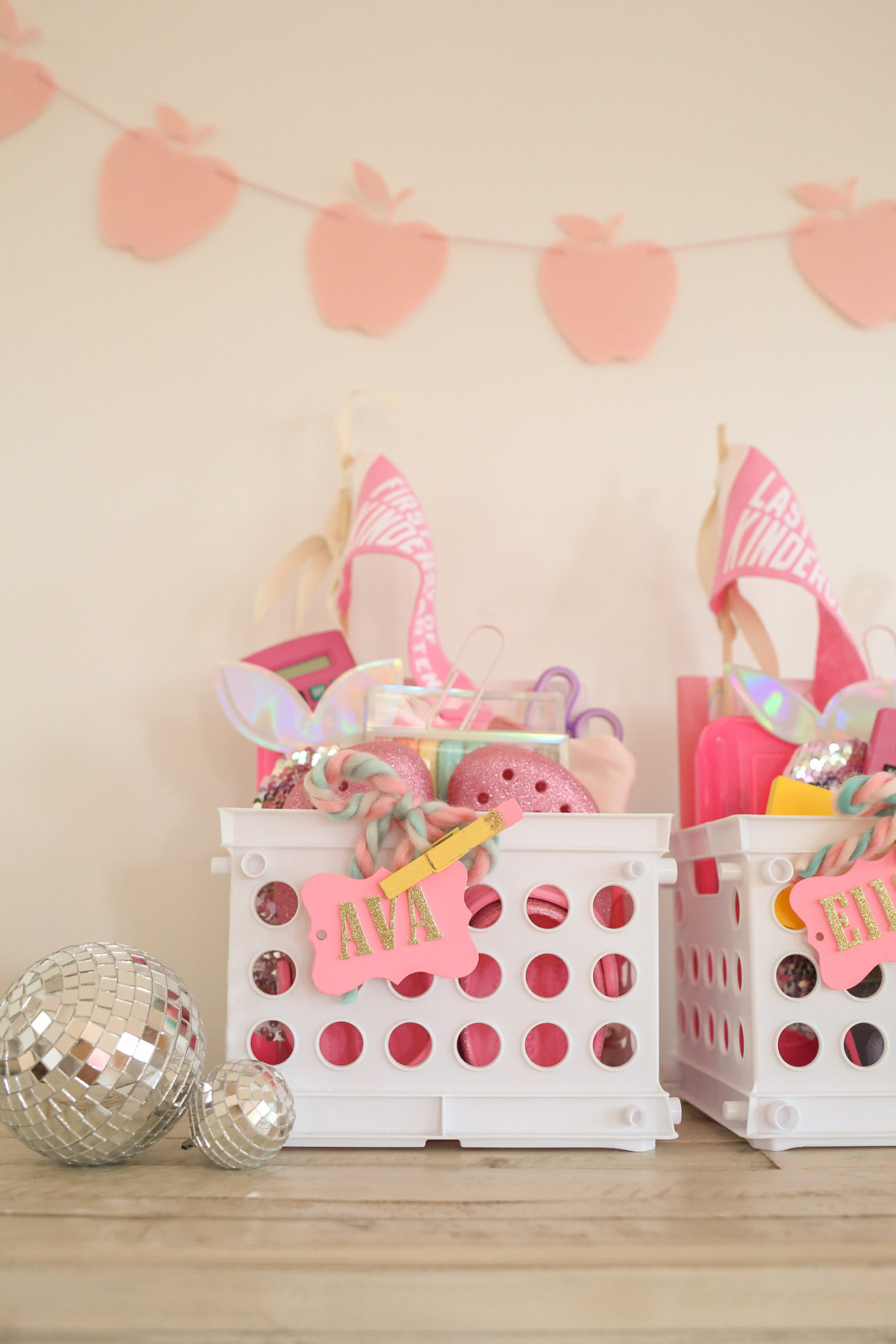 How to Make Back to School Baskets - amanda party + home