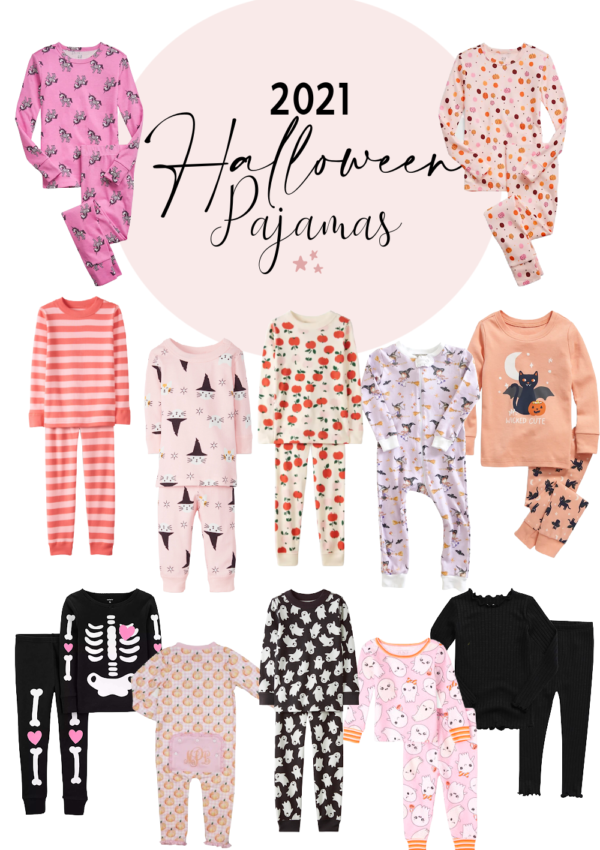 Cute Halloween + Fall PJs for Girls