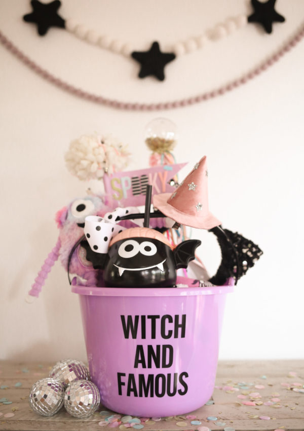 halloween boo basket