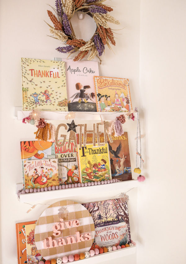 Thanksgiving Book Shelf