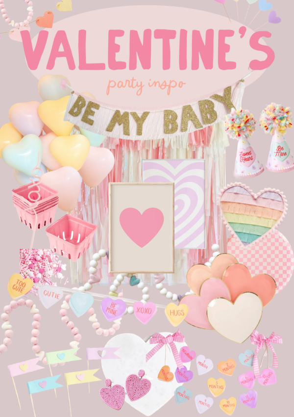 Pastel Valentine’s Day Party Inspo