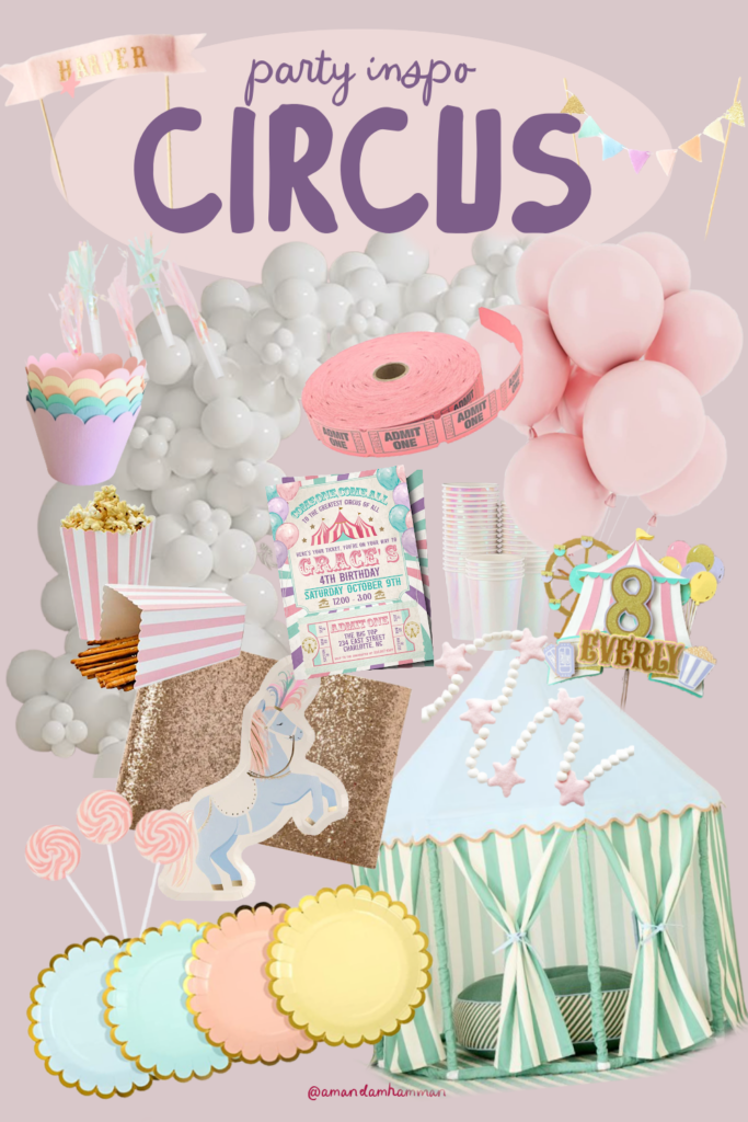 circus birthday party inspiration