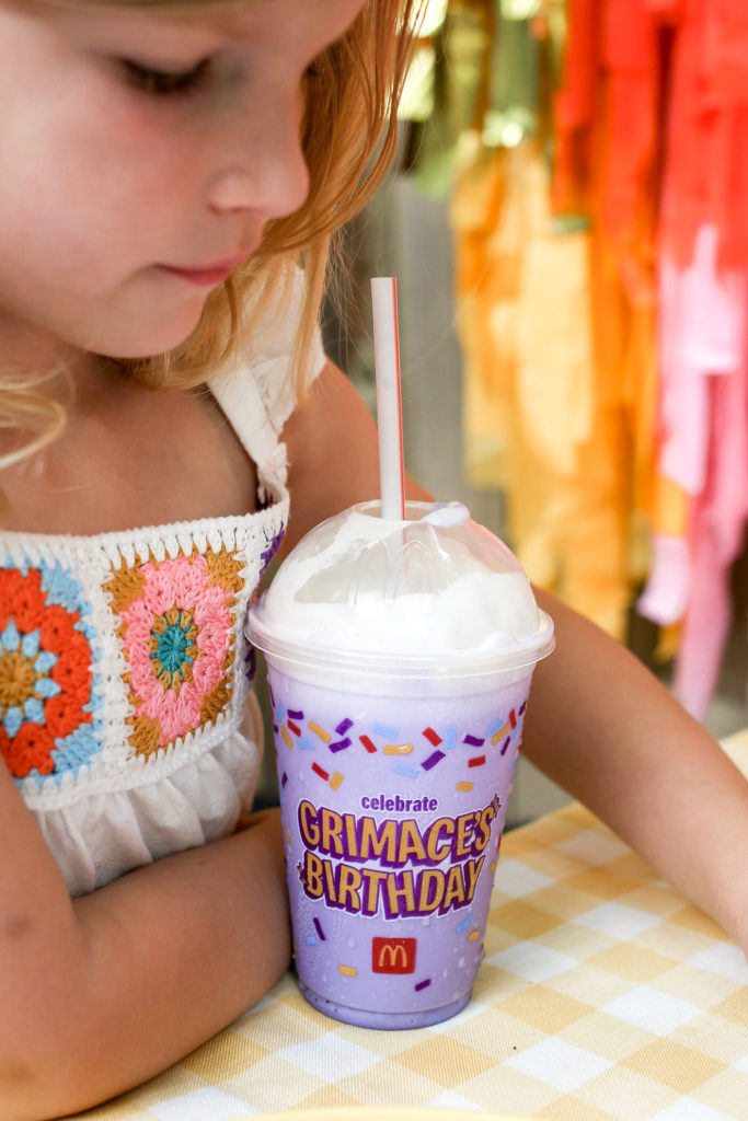 mcdonald's grimace's birthday shake