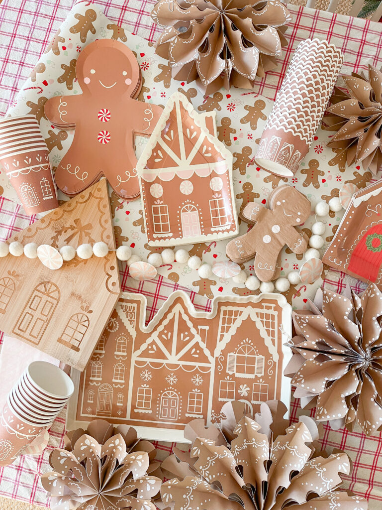 gingerbread party inspiration and party supplies