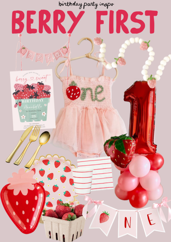 berry first birthday theme