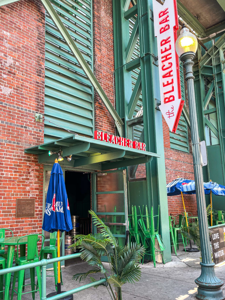the bleacher bar at fenway park in boston