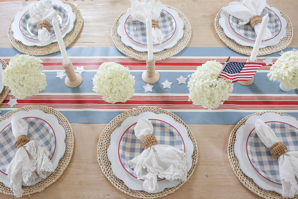 4th of july tablescape