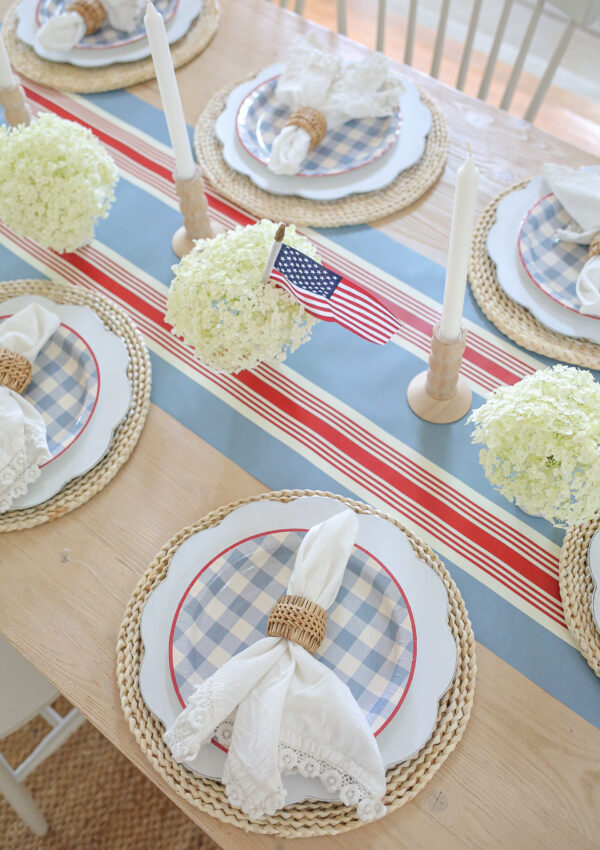 4th of july tablescape