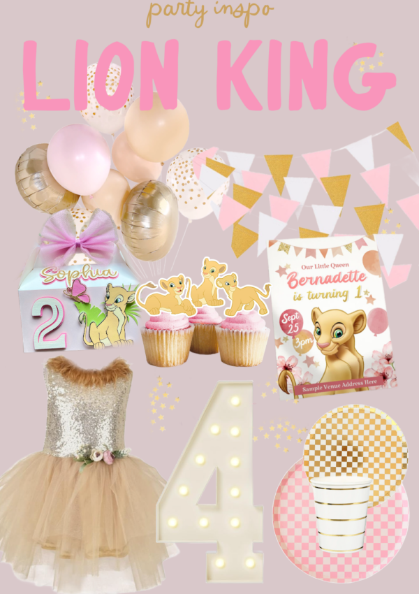 girly lion king party