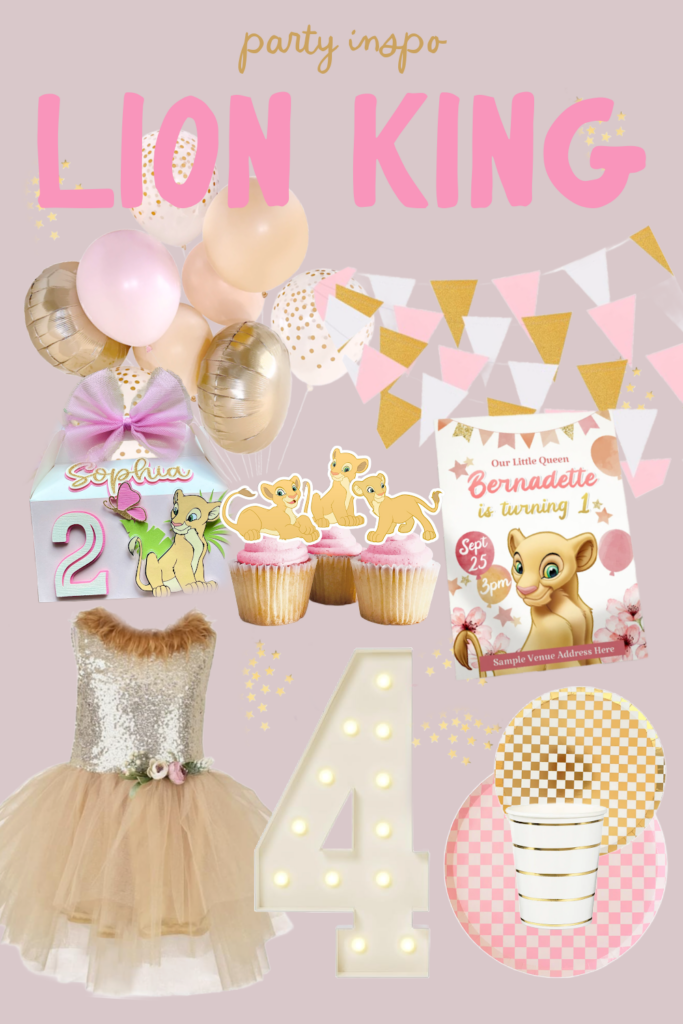 nala girl lion king party