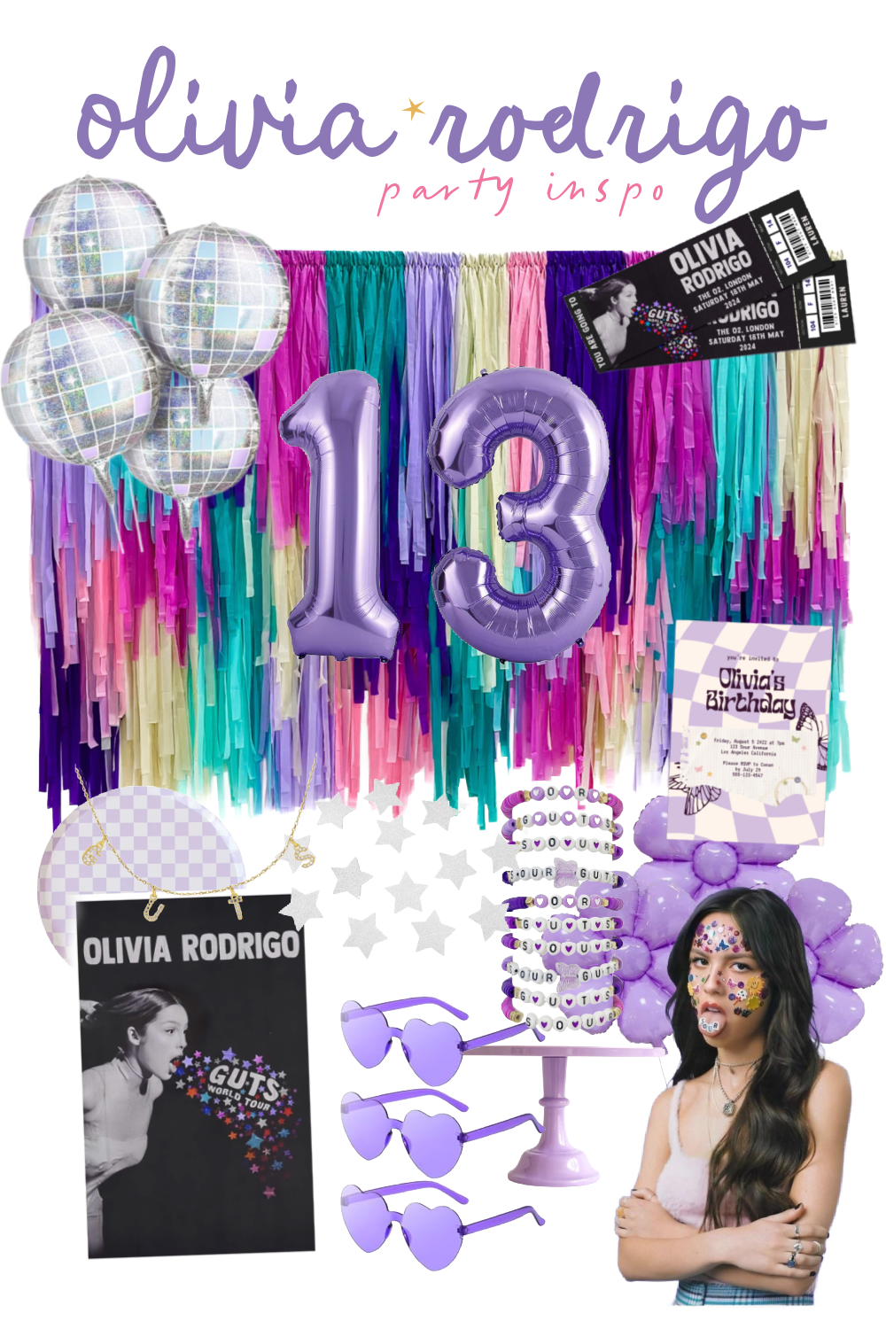 olivia rodrigo birthday party - amanda party + home