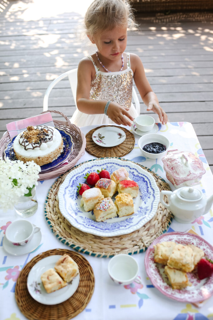 hosting a kids tea party