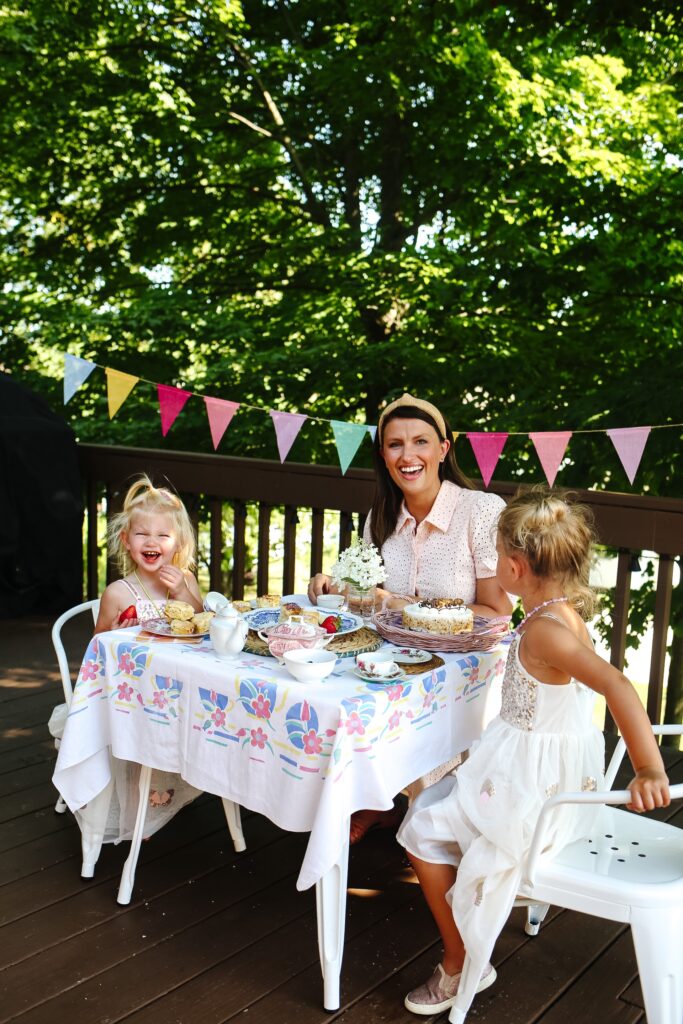 tea party with kids