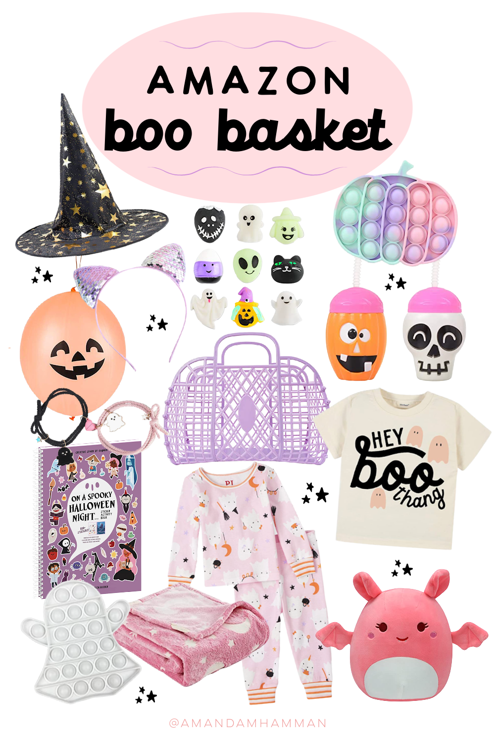 Boo Basket Ideas from Amazon amanda party home