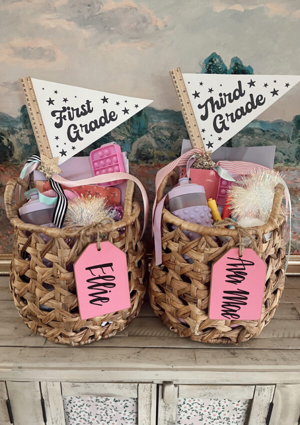 first day of school baskets