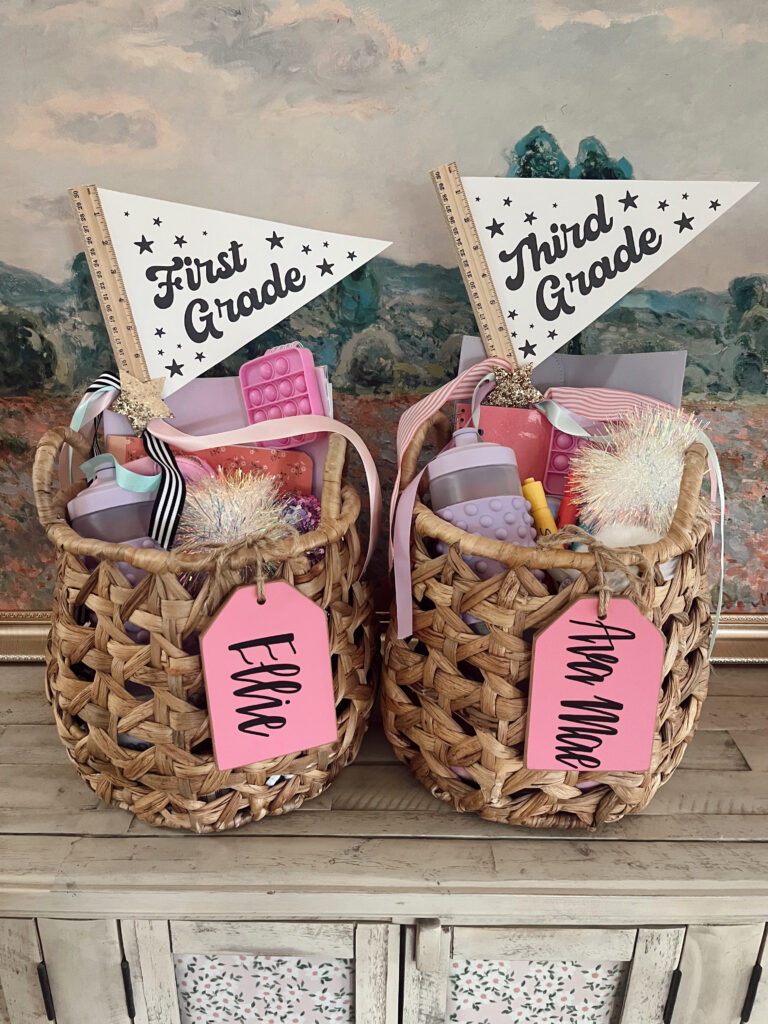 first day of school baskets