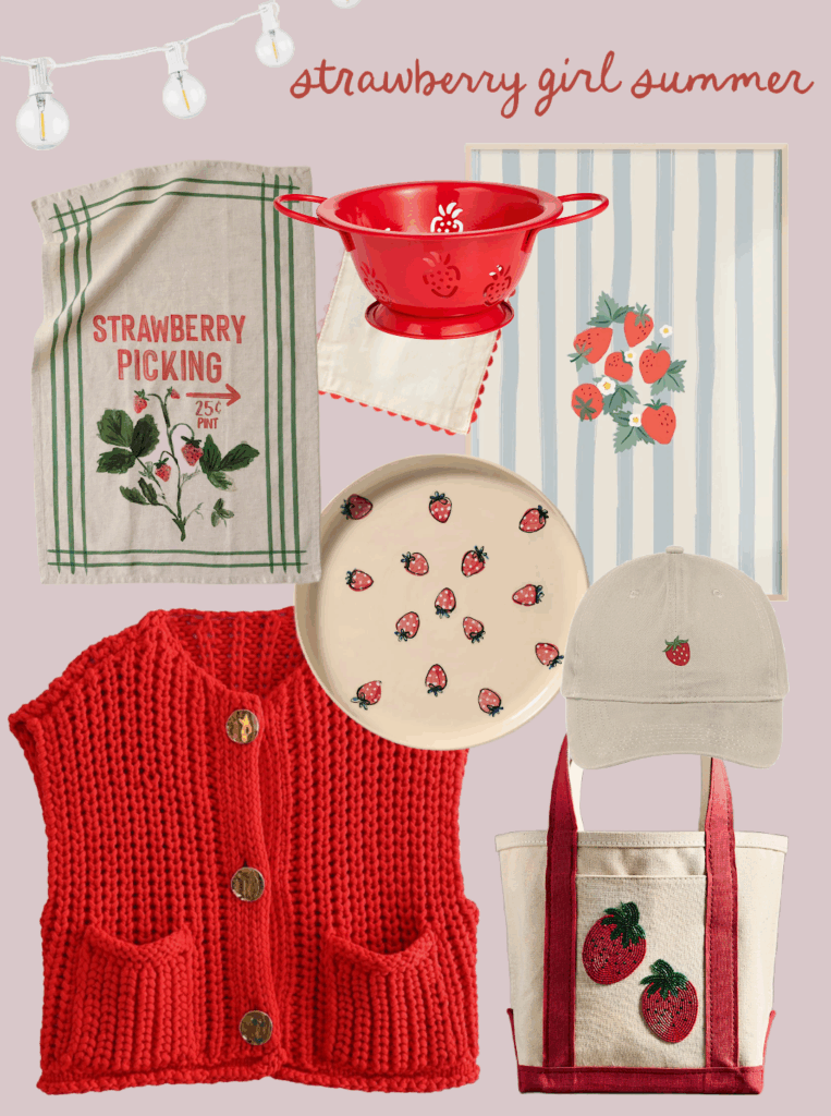 strawberry girl summer