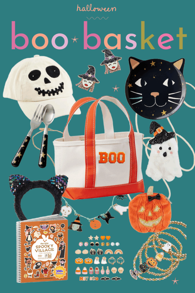 halloween boo basket