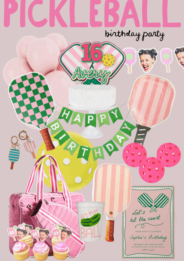 Pickleball Birthday Party Inspo