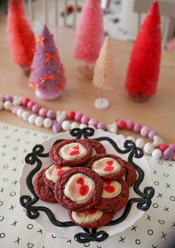 valentine's day cookie stacks
