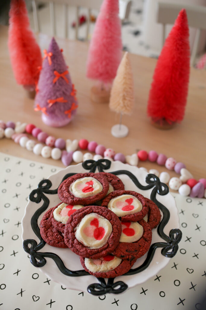 valentine's day cookie stacks