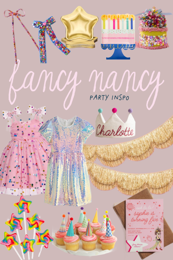 fancy nancy birthday party ideas and inspo