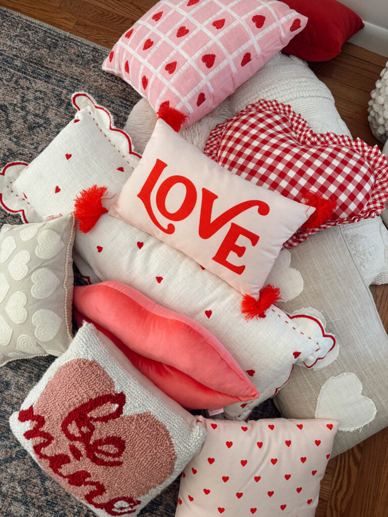 valentine's day pillows